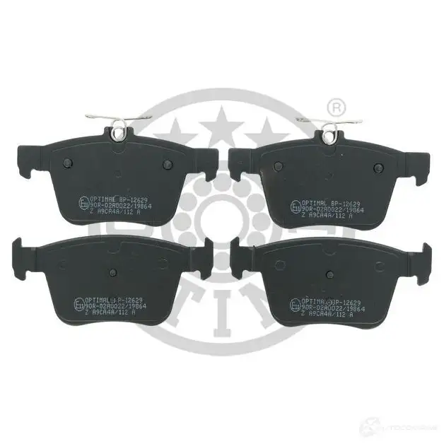 Тормозные колодки дисковые, комплект OPTIMAL LRR YW 12629 4031185685535 1272318 - Изображение 1