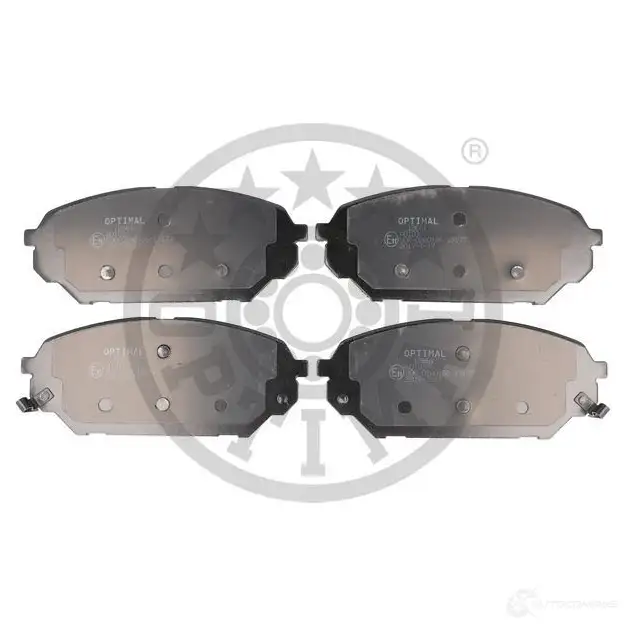 Тормозные колодки дисковые, комплект OPTIMAL 4058787129953 7 YFCT6G BP-12661 1424925524 изображение 0