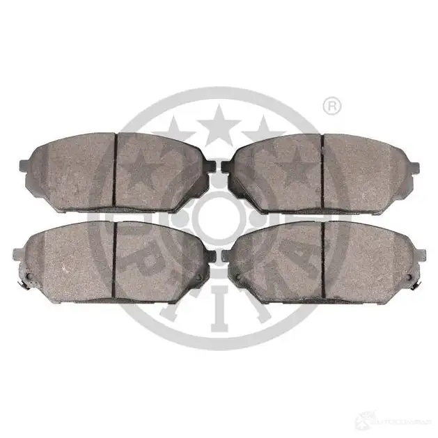 Тормозные колодки дисковые, комплект OPTIMAL 4058787129953 7 YFCT6G BP-12661 1424925524 изображение 1