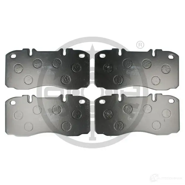Тормозные колодки дисковые, комплект OPTIMAL 291 22 1424925341 BP-12475 3O2L2CG - Изображение 1