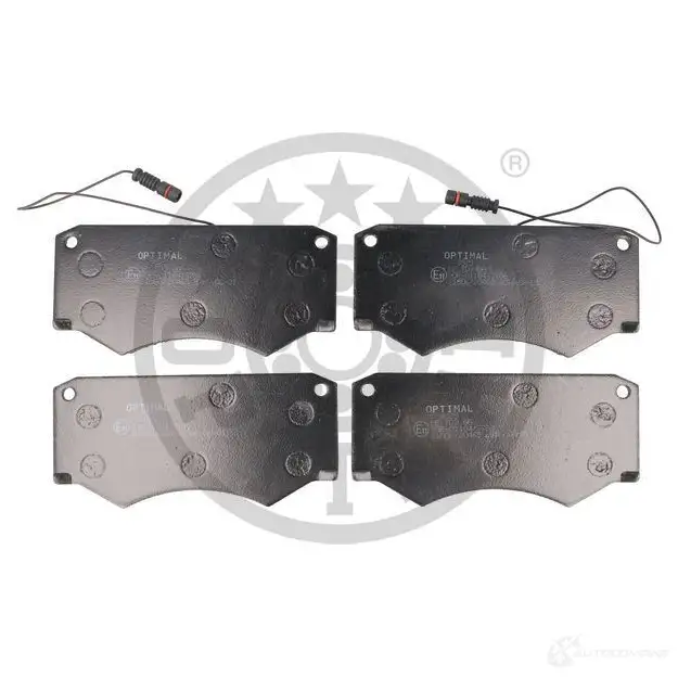 Тормозные колодки дисковые, комплект OPTIMAL BP-09525 4058787120578 1424546265 PK 6JH0 - Изображение 1