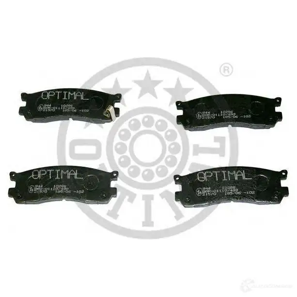 Тормозные колодки, комплект OPTIMAL 215 69 21570 10286 1271627 - Изображение 1
