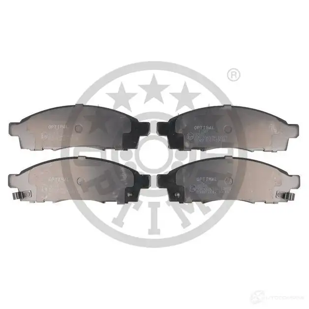 Тормозные колодки дисковые, комплект OPTIMAL BP-12537 DADWFY 1424925402 250 88 - Изображение 1