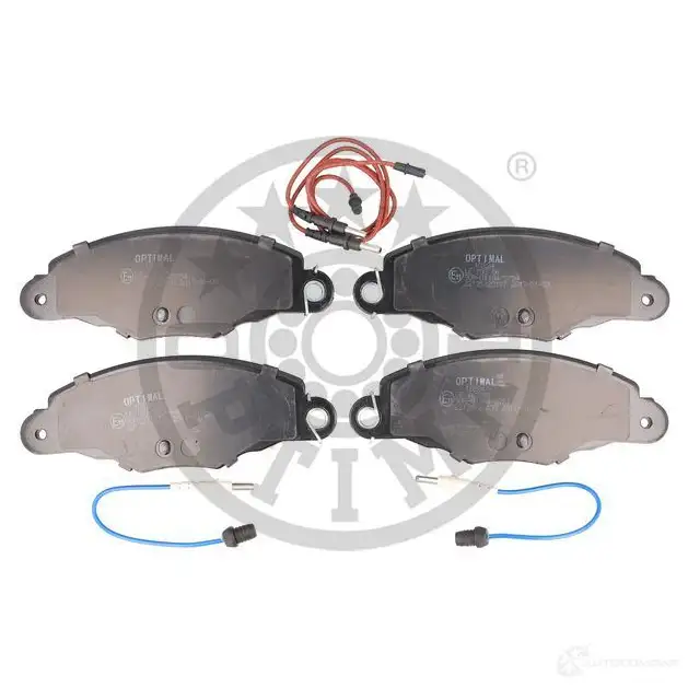 Тормозные колодки дисковые, комплект OPTIMAL 1424546549 23137 2 3135 BP-10224 - Изображение 1