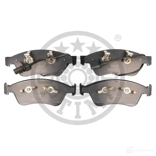 Тормозные колодки дисковые, комплект OPTIMAL I JG8QY 1424925364 4058787128345 BP-12498 - Изображение 1