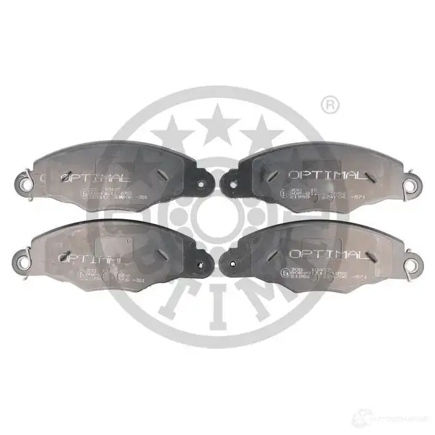 Тормозные колодки дисковые, комплект OPTIMAL K7 7YM6 1271699 10437 4031185151672 - Изображение 1