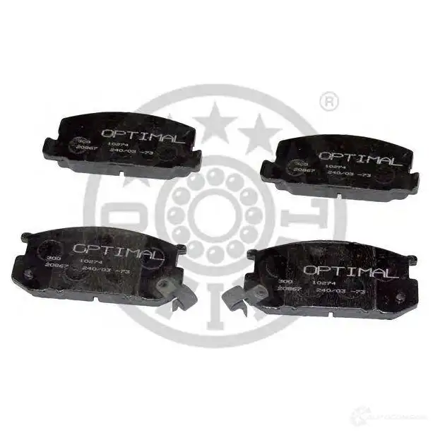 Тормозные колодки, комплект OPTIMAL 9372 1273847 4031185141093 F 65PLZ - Изображение 1