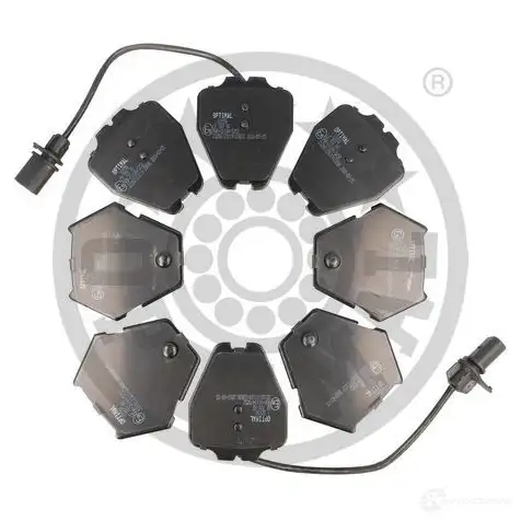 Тормозные колодки дисковые, комплект OPTIMAL 231 19 1424546736 BP-12158 23280 - Изображение 1
