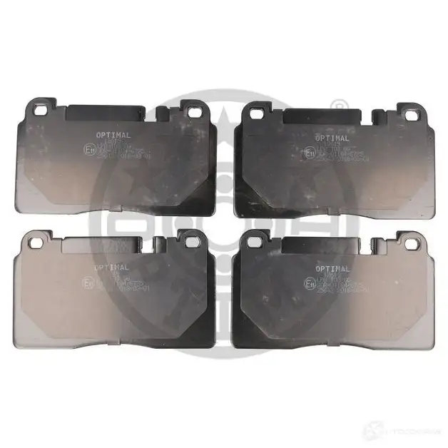 Тормозные колодки дисковые, комплект OPTIMAL 1424925483 L4A826 2564 3 BP-12619 изображение 0