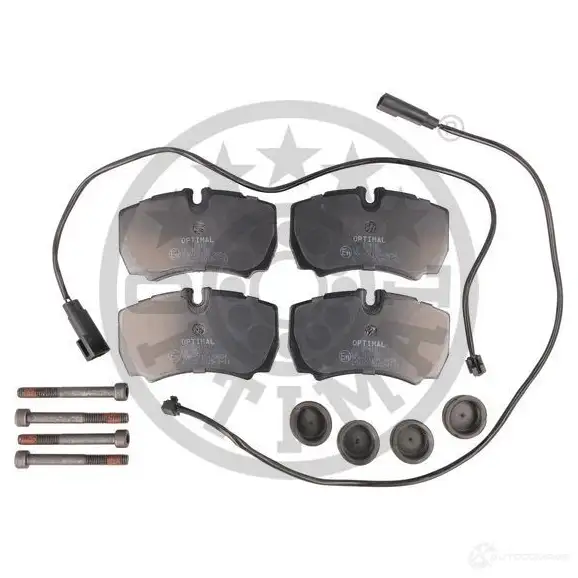 Тормозные колодки дисковые, комплект OPTIMAL 4058787127553 1424925285 F UWYZML BP-12418 - Изображение 1