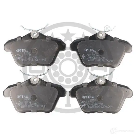 Тормозные колодки дисковые, комплект OPTIMAL 8SB8HW 2160 6 1271400 10055 - Изображение 1