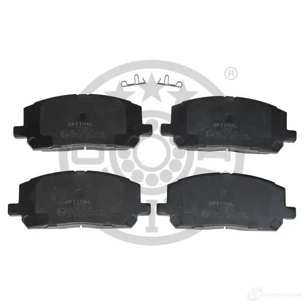 Тормозные колодки дисковые, комплект OPTIMAL 4058787128321 BP-12496 1424925362 YXGG VG - Изображение 1