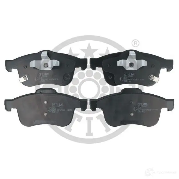 Тормозные колодки дисковые, комплект OPTIMAL BP-12650 4058787129854 0YD8 KPS 1424925514 - Изображение 1