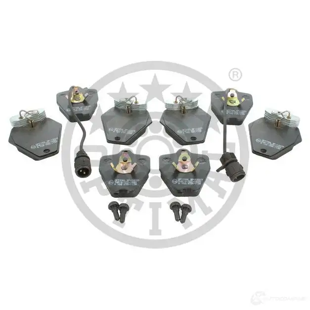 Тормозные колодки дисковые, комплект OPTIMAL 1437664274 BP-12753 W6YQ A изображение 0