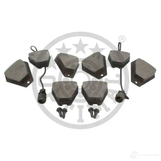 Тормозные колодки дисковые, комплект OPTIMAL 1437664274 BP-12753 W6YQ A изображение 1