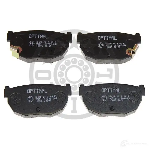 Тормозные колодки дисковые, комплект OPTIMAL 10085 LUUHM T 4031185143974 1271429 - Изображение 1