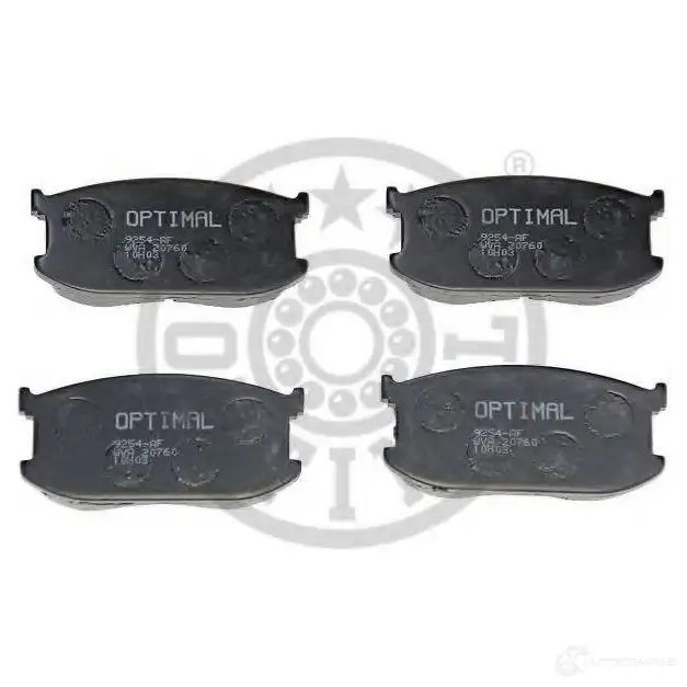 Тормозные колодки, комплект OPTIMAL 1273768 CB8BJ U 9254 4031185143059 - Изображение 1