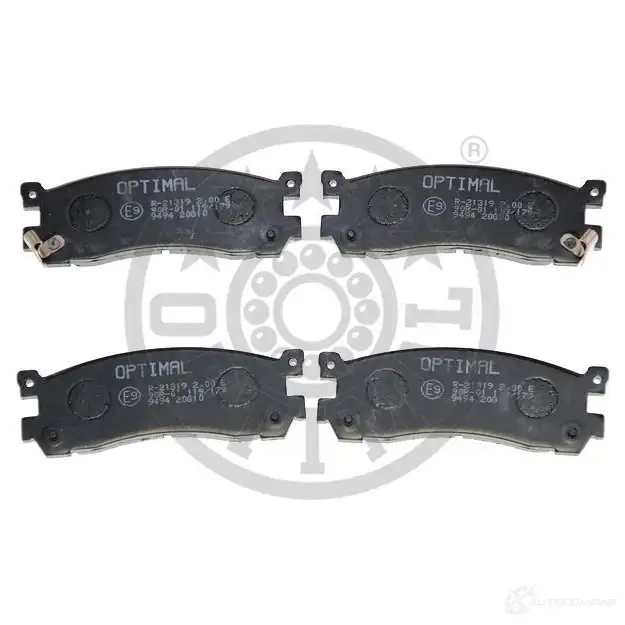 Тормозные колодки дисковые, комплект OPTIMAL 9494 1274010 4031185142441 8D L55 - Изображение 1