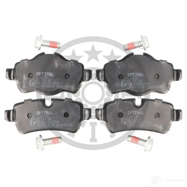 Тормозные колодки дисковые, комплект OPTIMAL BS5F G 4031185330473 12433 1272124 - Изображение 1