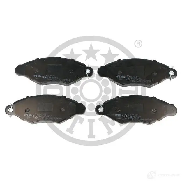 Тормозные колодки дисковые, комплект OPTIMAL 21981 1271779 12066 21 980 - Изображение 1
