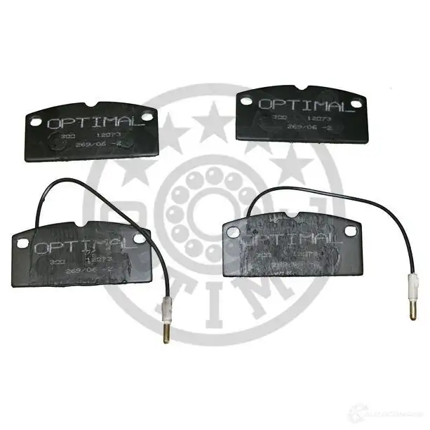 Тормозные колодки дисковые, комплект OPTIMAL 1271787 12073 M8I DY4 4031185012294