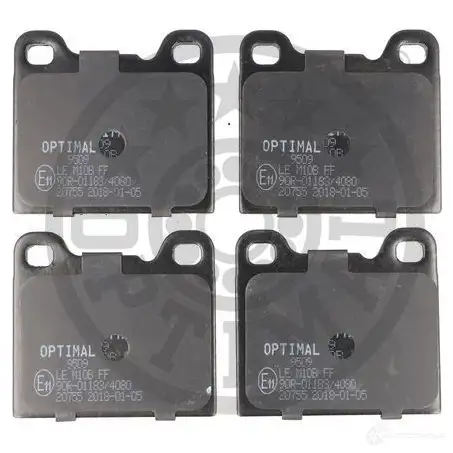 Тормозные колодки дисковые, комплект OPTIMAL 1274019 2075 5 7D5TDL 9509 изображение 0
