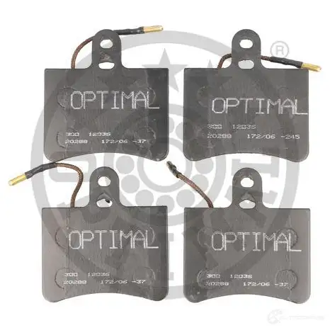 Тормозные колодки дисковые, комплект OPTIMAL C KX0D 12036 1271749 4031185011914 - Изображение 1
