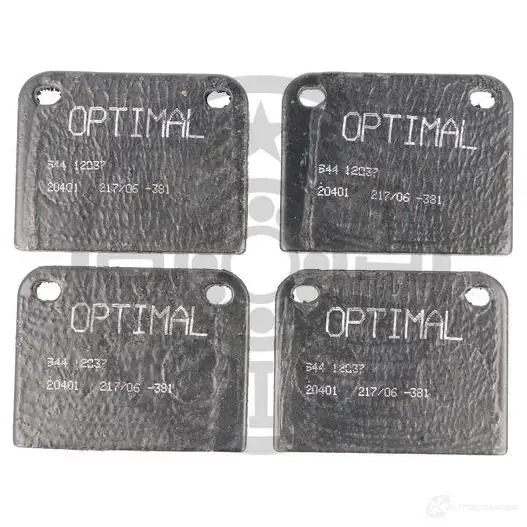 Тормозные колодки дисковые, комплект OPTIMAL 1271750 KAP81 L 4031185011921 12037 изображение 0
