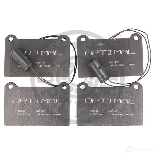 Тормозные колодки дисковые, комплект OPTIMAL Y CM9SG 4031185143004 1273765 9247 - Изображение 1