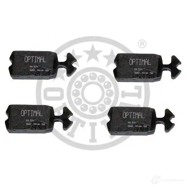 Тормозные колодки, комплект OPTIMAL VWTFB8F 1273515 9101 2020 7 - Изображение 1