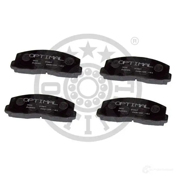 Тормозные колодки дисковые, комплект OPTIMAL 209 55 1273859 9387 CF6ZYD - Изображение 1