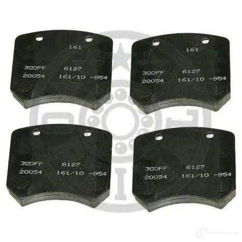 Тормозные колодки, комплект OPTIMAL 4031185145053 6127 1273025 PE JE8V - Изображение 1