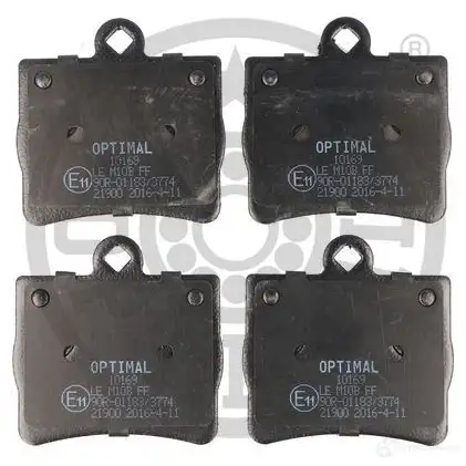 Тормозные колодки дисковые, комплект OPTIMAL 2 1900 8YNJAY9 1271514 10169 - Изображение 1