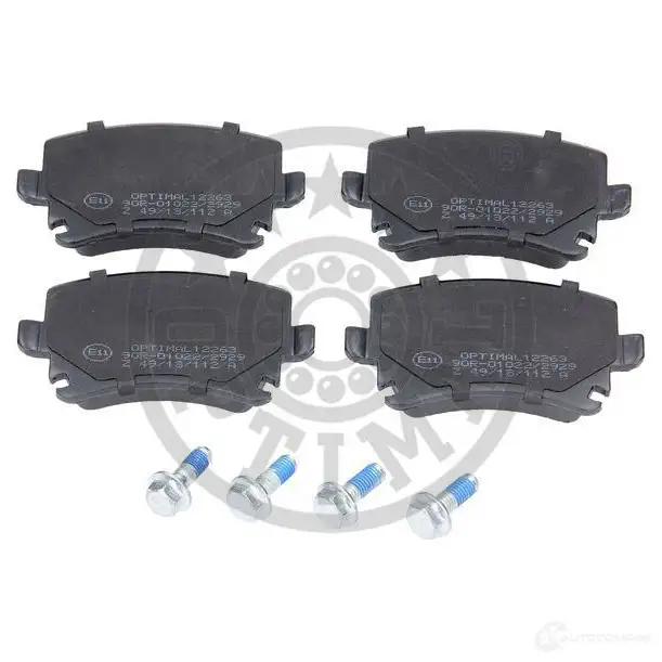 Тормозные колодки дисковые, комплект OPTIMAL KH5J1E 1423367236 12263 23 914 - Изображение 1