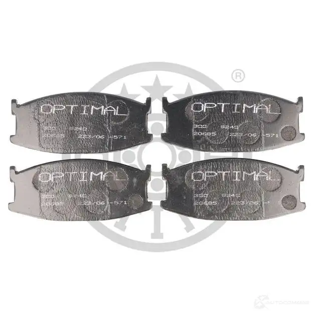 Тормозные колодки дисковые, комплект OPTIMAL DSF VFT 4031185146197 1273759 9240 изображение 0