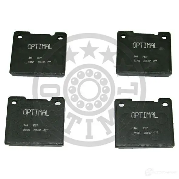 Тормозные колодки дисковые, комплект OPTIMAL 2 0755 1274136 9577 B1B9W - Изображение 1