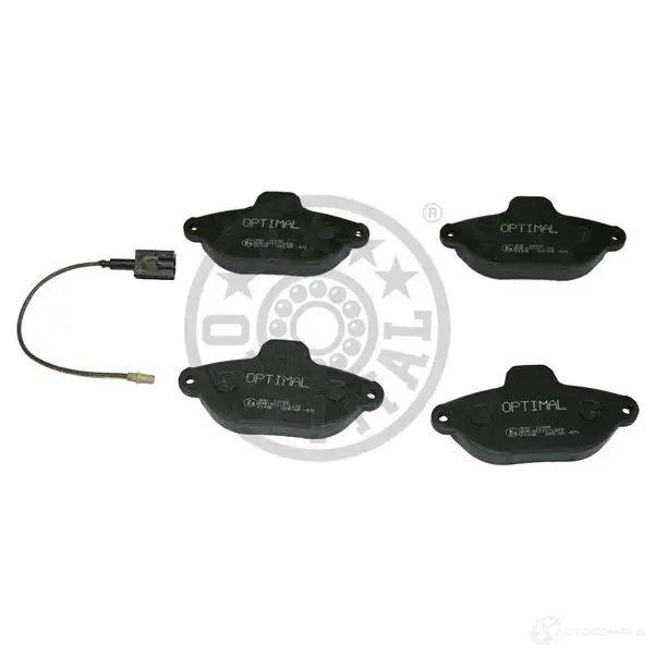 Тормозные колодки дисковые, комплект OPTIMAL PJMCB 12332 2 1436 1272024
