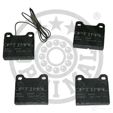 Тормозные колодки дисковые, комплект OPTIMAL 4031185132398 1274711 9845 R2 3IS6I - Изображение 1