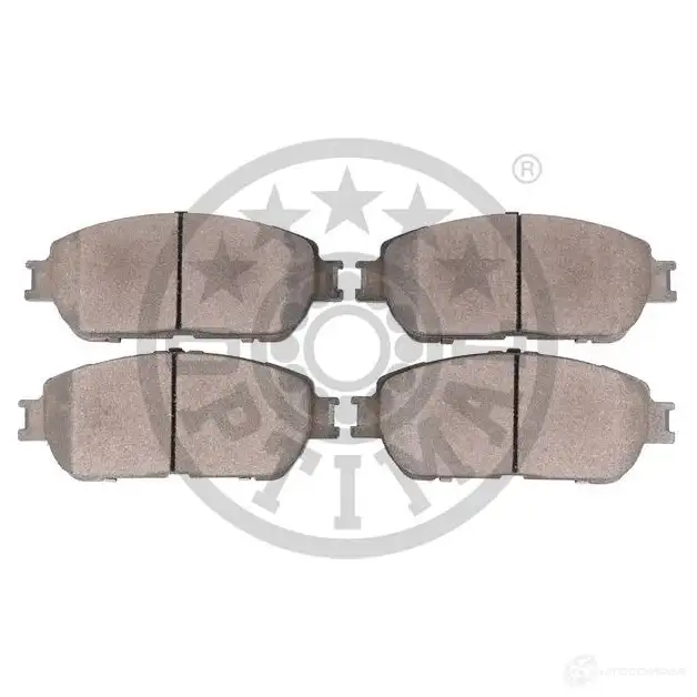 Тормозные колодки дисковые, комплект OPTIMAL BP-12255 S SZ4Q 4058787126112 1424925142 изображение 1