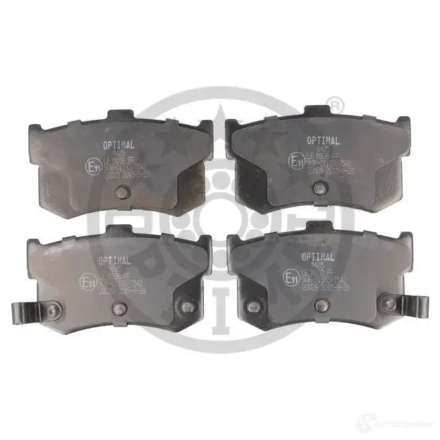Тормозные колодки дисковые, комплект OPTIMAL 7Y5 14G 4058787120424 1424546250 BP-09485 - Изображение 1