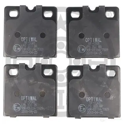Тормозные колодки дисковые, комплект OPTIMAL BF-0001 SWHAAQ9 2 0610 1424441363 изображение 4
