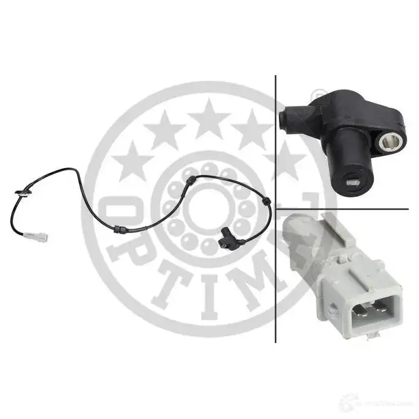 Датчик АБС OPTIMAL 4031185268097 1270551 4K 12FKS 06-S114 - Изображение 1