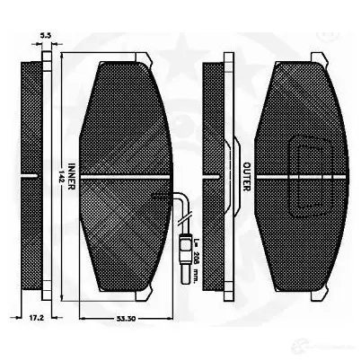 Амортизатор OPTIMAL QOO7 ZR5 4031185013437 a1419g 1275177 изображение 0