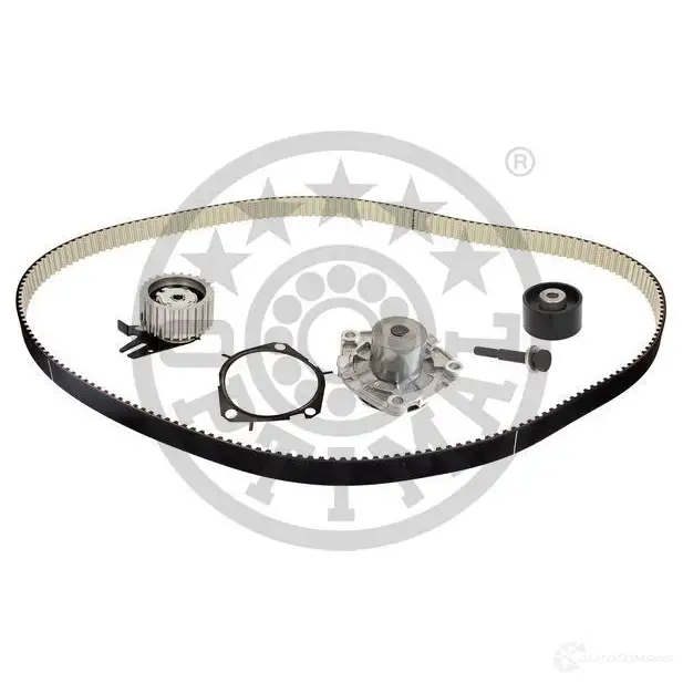 Комплект ремня ГРМ с помпой OPTIMAL NOV82 QT 1296369 4031185603867 SK-1586AQ1 изображение 0