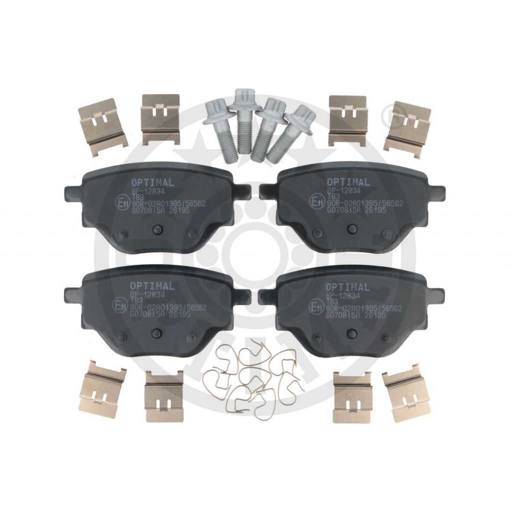 Тормозные колодки дисковые, комплект OPTIMAL 7XLK J0P 1439898153 BP-12834 - Изображение 1
