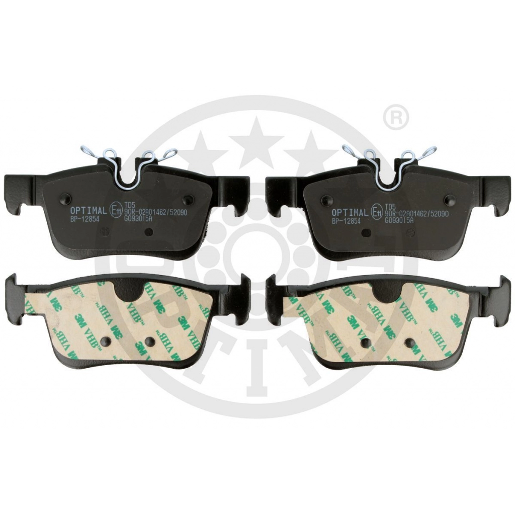 Тормозные колодки дисковые, комплект OPTIMAL D21J 71 1439898173 BP-12854 - Изображение 1