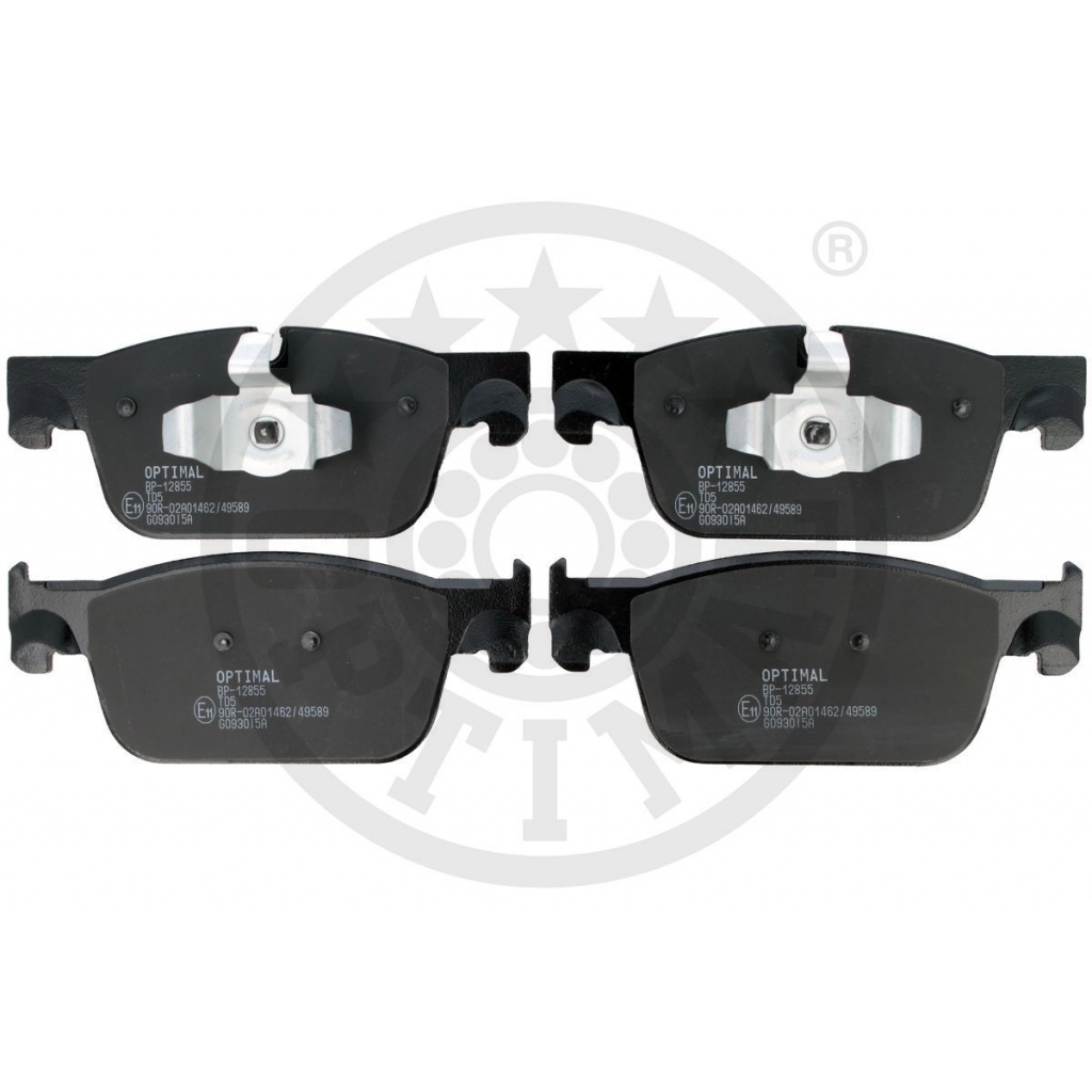 Тормозные колодки дисковые, комплект OPTIMAL BP-12855 EC S60 1439898174 - Изображение 1