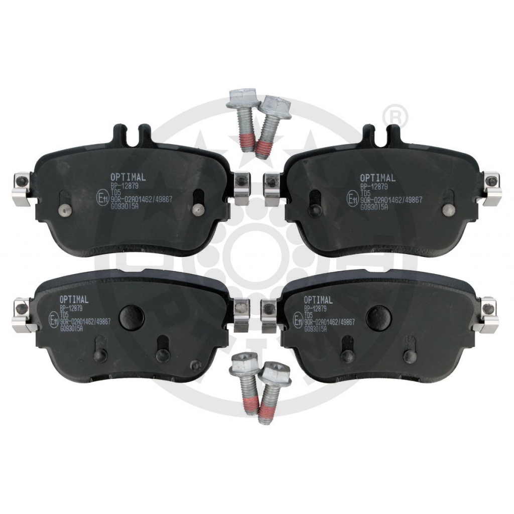 Тормозные колодки дисковые, комплект OPTIMAL H HJHL1C 1439898198 BP-12879 - Изображение 1