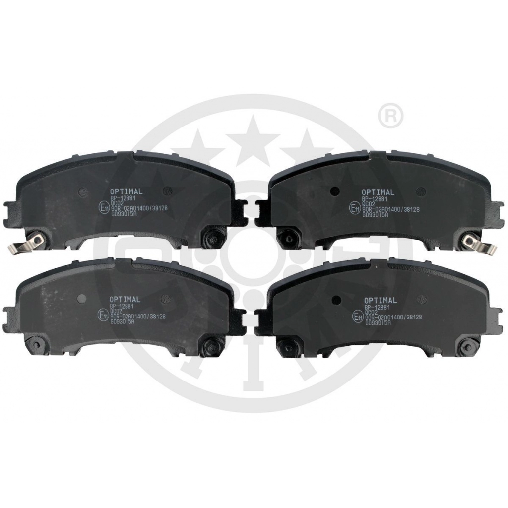 Тормозные колодки дисковые, комплект OPTIMAL BP-12881 1439898200 S3F B45 - Изображение 1