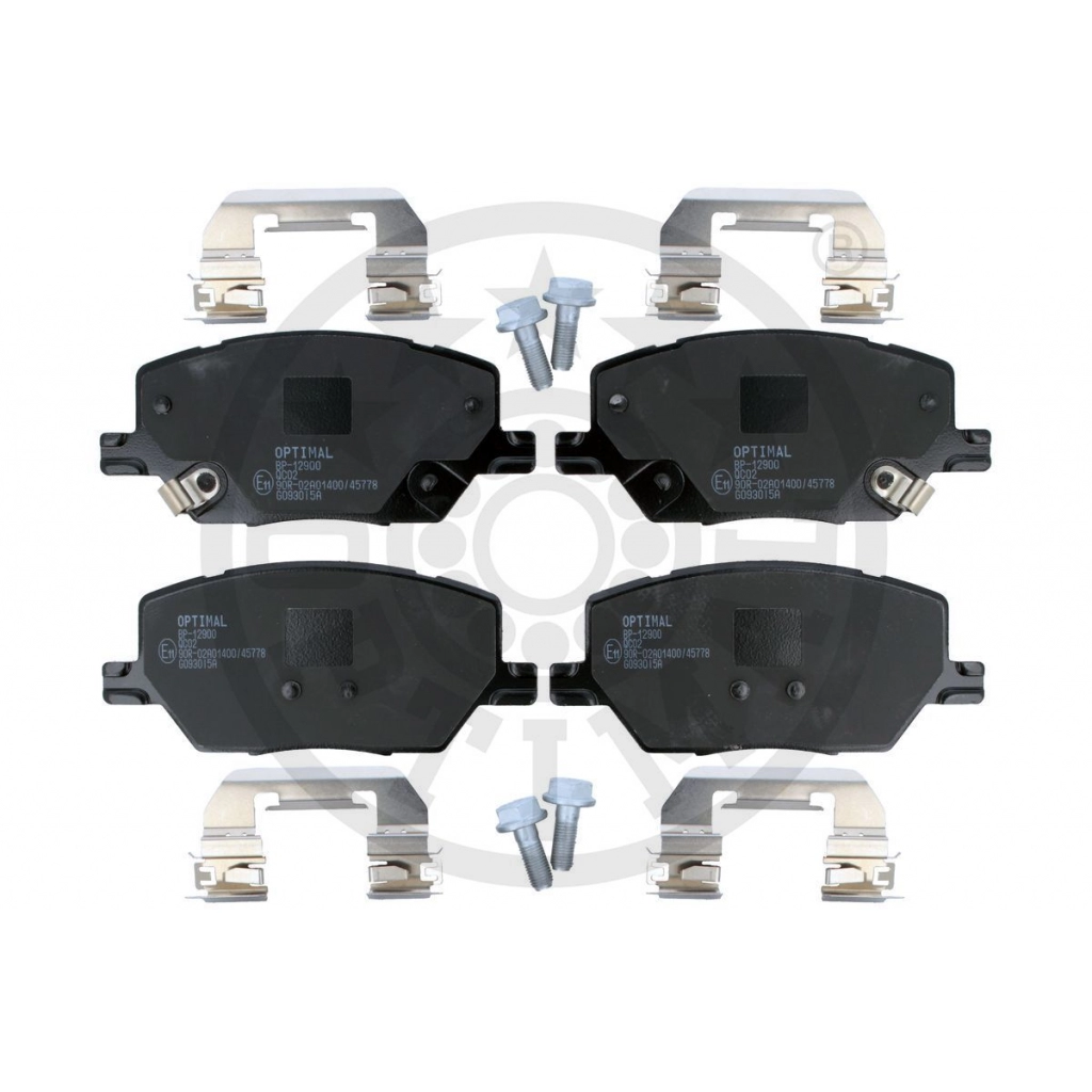 Тормозные колодки дисковые, комплект OPTIMAL OO QRW 1439898217 BP-12900 - Изображение 1
